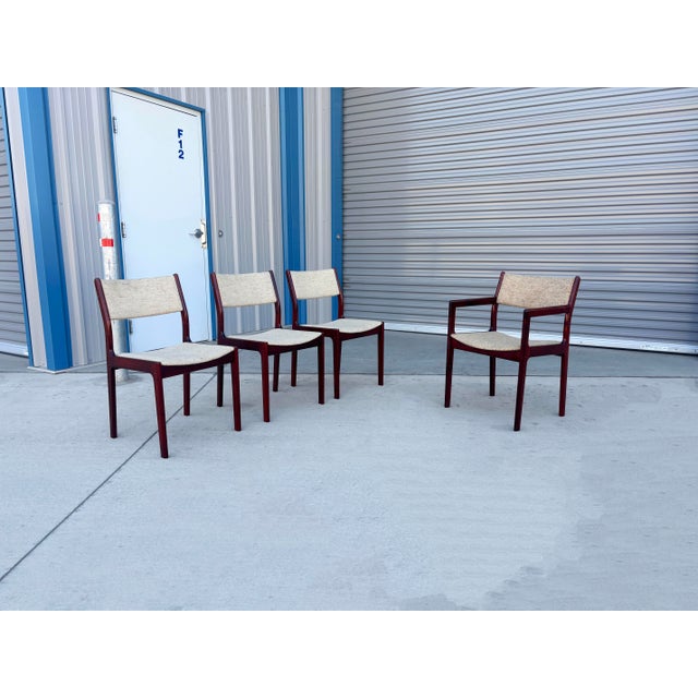 1960s Danish Modern Teak Dining Chairs - Set of 6 For Sale In Los Angeles - Image 6 of 12