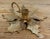 Vintage Brass Poinsettia Candle Holder Pair For Sale In Kansas City - Image 6 of 6