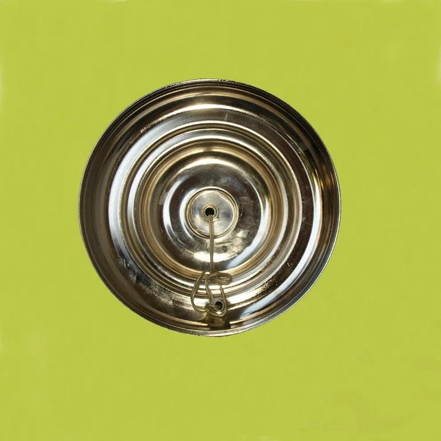 Silver Chromed Metal & Glass Table Lamp by Toni Zuccheri for VeArt, 1970s For Sale - Image 8 of 12