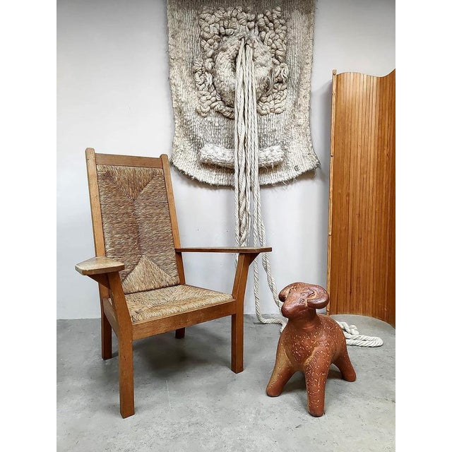 Vintage large decorative ceramic ram sculpture keramieken ram midcentury interior design styling loft living furniture...