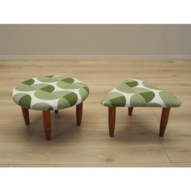 Danish Ottomans, Denmark, 1990s, Set of 2 For Sale - Image 3 of 8