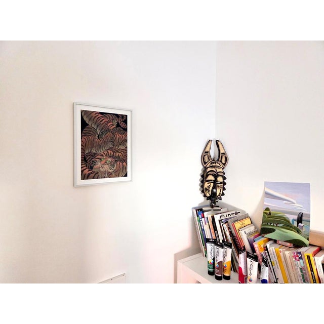 Tiger, 2010s, Acrylic on Fabriano Paper For Sale - Image 9 of 12