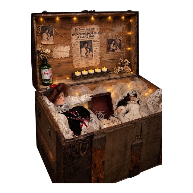 1930s Haunted Heirlooms Masterpiece The Sisters’ Trunk For Sale