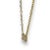 Early 21st Century 14k Yellow Gold 0.76ct Pear Natural Diamond Bezelled Necklace For Sale - Image 5 of 6
