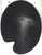 This artwork features a striking silhouette that emerges from a deep, velvety black background, hinting at a figure's...