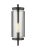Traditional Chapman & Myers by Visual Comfort Studio Eastham Small Wall Lantern, Textured Black For Sale - Image 3 of 3