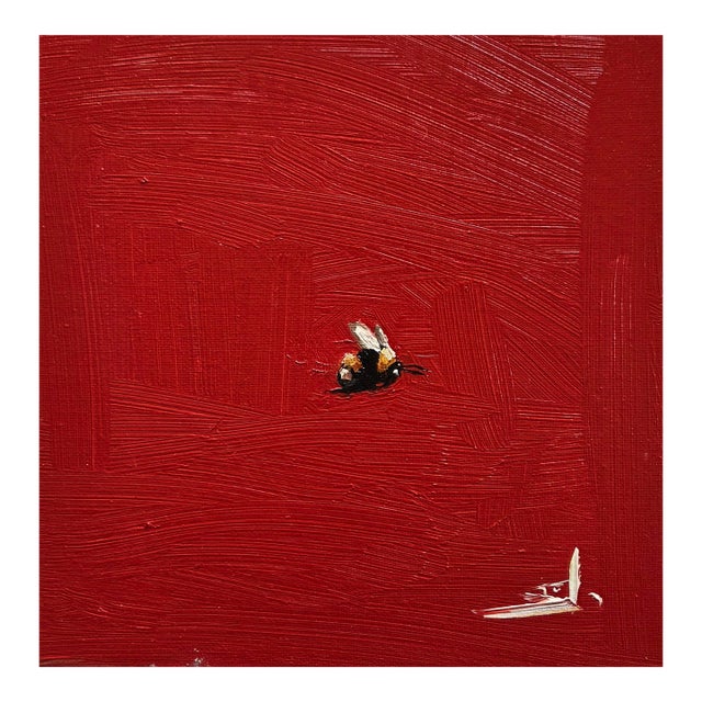 Bumble Bee Oil Painting by Vivek Mandalia For Sale