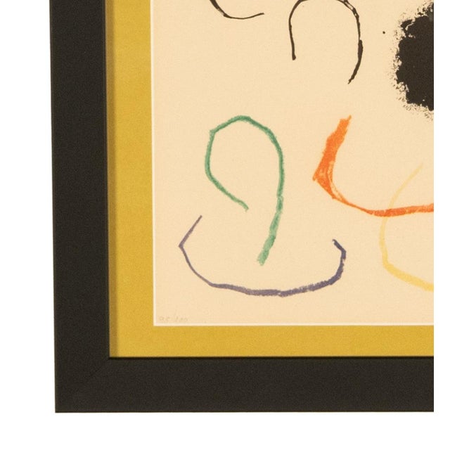 Printmaking Materials Original Signed & Numbered Surrealist Color Lithograph Obra Inèdita Recent VIII by Joan Miró, 1964 For Sale - Image 7 of 15