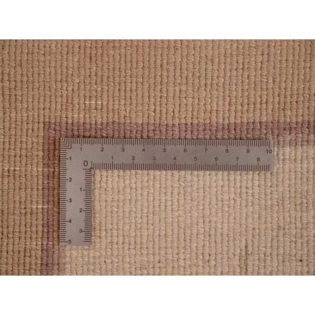 Brown Vintage Chinese Rug with Floral Motif For Sale - Image 8 of 9