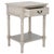 Whitney 1 Drawer Accent Table in Greige For Sale - Image 10 of 11