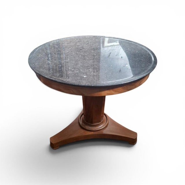 Wood Empire Mahogany Side Table, 1890 For Sale - Image 7 of 7