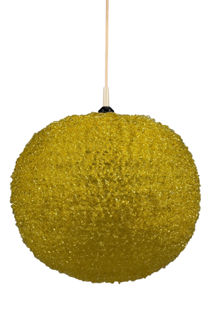 Space Age Spaghetti Style Acrylic Globe Pendant Lamp, 1970s
