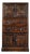 Vintage Huali Wood Miniature Cabinet With Drawers and Carved Doors For Sale