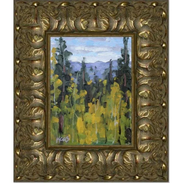 "Tahoe Aspen" Contemporary Impressionist Style Original Oil Painting For Sale - Image 4 of 10