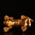 Bronze Gilt Bronze Chinese Mythical Beast Statue (Pixiu/Diting) - 5.1" Tall For Sale - Image 8 of 10