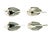 Christofle Set of Four Silver -Plated Swan Salt Cellars With Glass Inserts and Spoons — Vintage Tableware, Hollywood Regency Style For Sale - Image 4 of 13