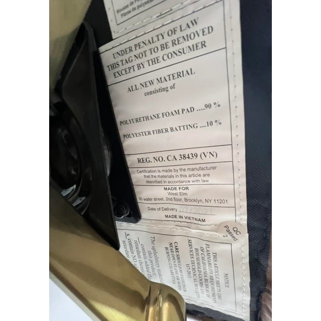 West Elm Mid Century Swivel Counter Stools, Set of Three For Sale In San Francisco - Image 6 of 7