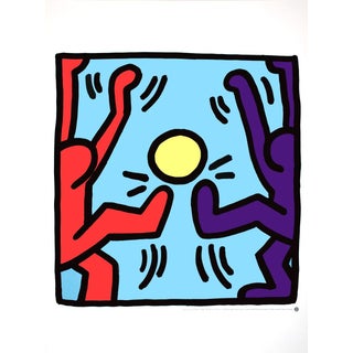 1989 Keith Haring Untitled 1988 Lithograph Poster For Sale