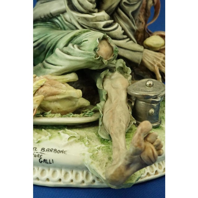 20th Century Porcelain Figurine of Poodle in Ironic Caricatural Style by Tiziano Galli, Italy, 1950s For Sale - Image 14 of 18