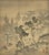 Textile Set of 4 Antique Japanese Paintings of Temples and Landscapes – Newly Framed For Sale - Image 7 of 9