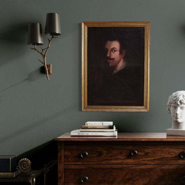 Spanish Artist, Portrait of a Gentleman, 1780, Oil on Canvas, Framed For Sale - Image 14 of 16