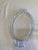 Vintage Clear Fluted Glass Creamer and Sugar Bowl Set With Matching Serving Tray For Sale In Oklahoma City - Image 6 of 7