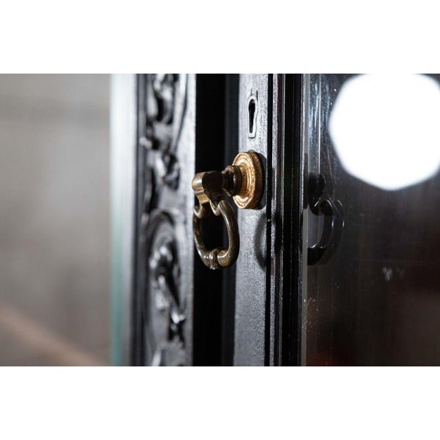 English Ebonised Mahogany Breakfront Library Bookcase, 1870 For Sale - Image 11 of 15