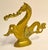Art Nouveau 1950 Venetian Brass Gondola Mythical Seahorse Animal Sculpture Figurine Oar Lock For Sale - Image 3 of 15