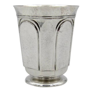 Marie Zimmermann Sterling Silver Arts & Crafts Tumbler Julep Cup For Sale