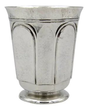 Sterling Silver Arts & Crafts Tumbler Julep Cup by Marie Zimmermann