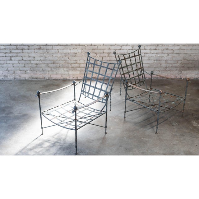 Mid-Century Modern Vintage Mario Papperzini for Salterini Adjustable 'Amalfi' Lounge Chairs, C. 1960s. For Sale - Image 3 of 18