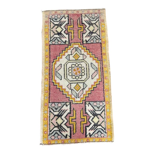 Turkish Yastik Rug 1'7" x 3' For Sale