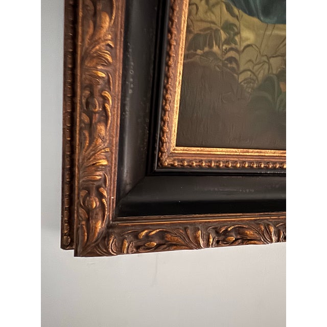 Late 20th Century Vintage Penitent Magdalene Oil Painting After Pompeo Batoni in Ornate Frame For Sale - Image 5 of 9