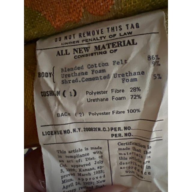 John Stuart 1960s Erwin-Lambeth for John Stuart 3-Piece Curved Sectional Sofa — Mid-Century Modern, Original Fabric, 225″ For Sale - Image 4 of 10