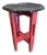 1910s Red and Black Octagon Table For Sale