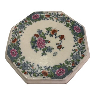 1900 F. Winkle & Co. Whieldon Ware Small Serving Plate For Sale