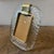 1990s Barovier Style Art Deco Clear Murano Glass and Brass Picture Frame For Sale - Image 11 of 12
