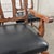 Guy Chaddock Melrose Collection Country English Black Leather Dining Chairs, Set of Six For Sale - Image 10 of 12