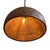 Vintage iron pendant light crafted from a hand-forged bowl from early–mid 20th century India. Such vessels were...