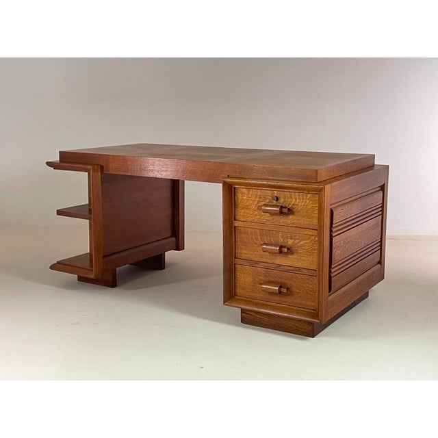 Art Deco Desk by Charles Dudouyt, 1940s For Sale - Image 5 of 18