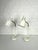 Mid-Century Modern Adjustable White Lacquered Steel and Brass Desk Lamps from BJS, Sweden, 1960s, Set of 2 For Sale - Image 3 of 17