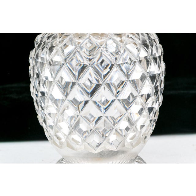 Victorian John Grinsell and Sons Sterling Silver Mounted Crystal Scent Bottle For Sale - Image 4 of 7