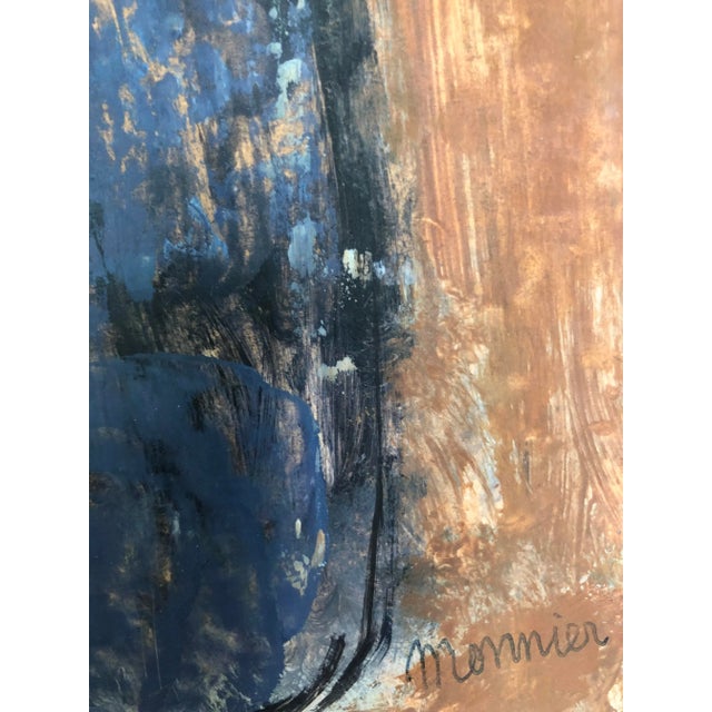 Charles Monnier, Retour de chasse au vase bleu, Oil on Canvas, Framed For Sale - Image 3 of 10