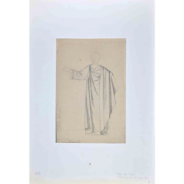 Charles Joseph Traviès, Revenge, Original Drawing, Mid-19th-Century For Sale