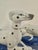 Ceramic Vintage Staffordshire Style Dalmatian Dog Ceramic Bookends on Cobalt Blue Bases – A Pair For Sale - Image 7 of 9