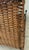 Brown Vintage Wicker Magazine Rack For Sale - Image 8 of 9