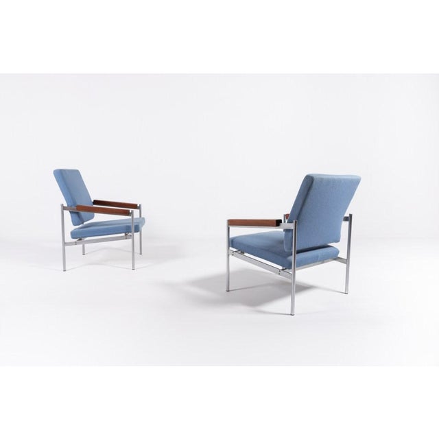 Set of Danish Lounge Chairs by Kay Boeck Hansen for Fritz Hansen, 1970s For Sale - Image 3 of 13
