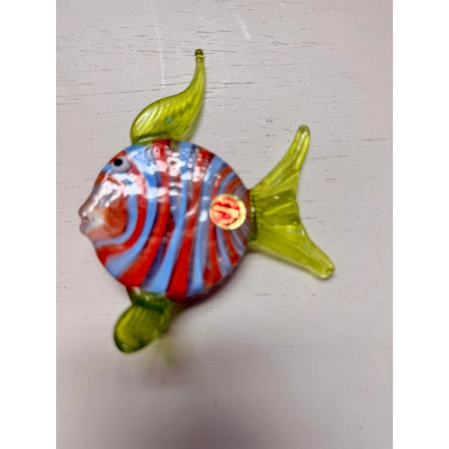 Murano 20th Century Murano Glass Fish Figure For Sale - Image 4 of 5
