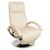 Modern Cream Leather Armchair with Electric Function from Strässle For Sale - Image 3 of 17