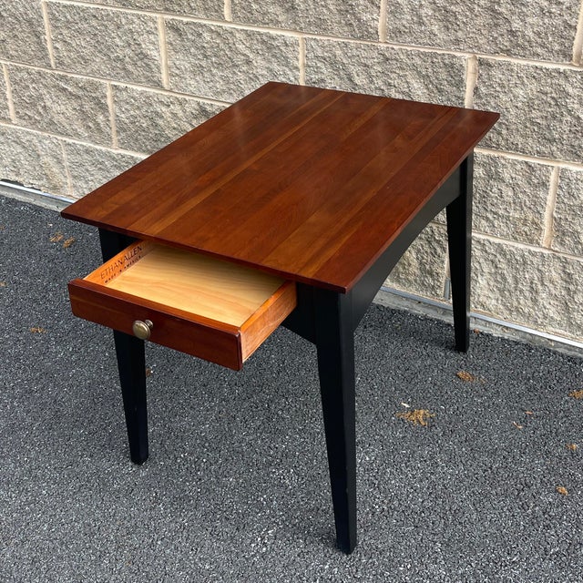 Ethan Allen American Impressions Shaker Style Satin Black and Autumn